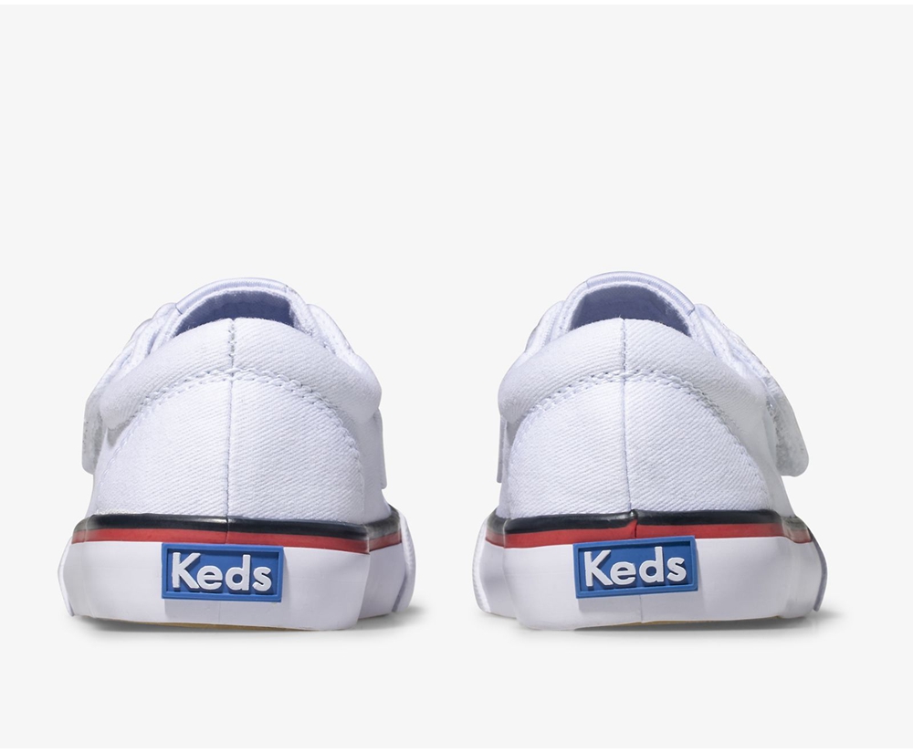 Keds Sneakers White - Jump Kick Jr. Canvas - Kids BNXTKF-109